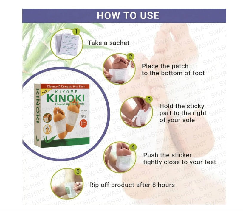 Kinoki Cleansing Detox Foot Patches (Buy 1 Get 1 Free)